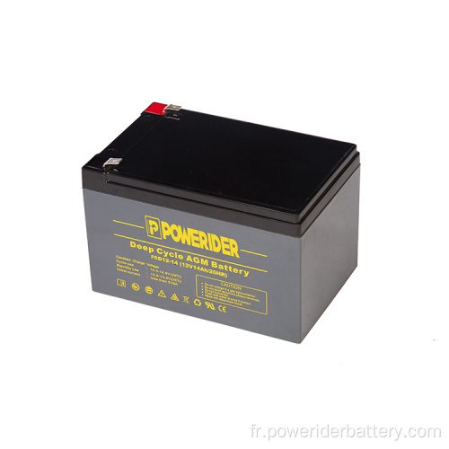 Batterie d&#39;acide de plomb de cycle profonde 12V 14Ah